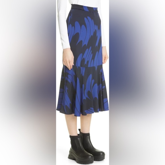 Stella McCartney Haya Ruffle Hem Pencil Peplum Skirt size 40 Orig $975 BNWT - Picture 4 of 7